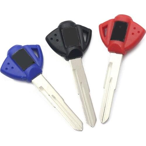 Can Ioaded With Chips 1 Blank Motorcycle Key Cut Blade For SUZUKI GSR400 GSR600 06-12 GSR750 11-12 SFV650 SFV400 Plastic Metal