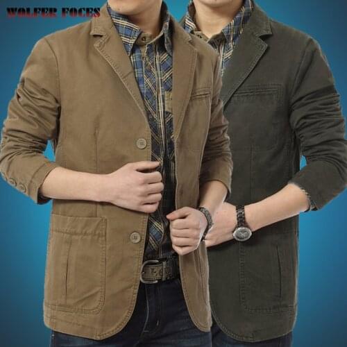 2021 Spring And Autumn New Mens Pure Cotton Leisure Suit Large Blazer Jacket Hot Sale Direct Selling Genuine Special Counter