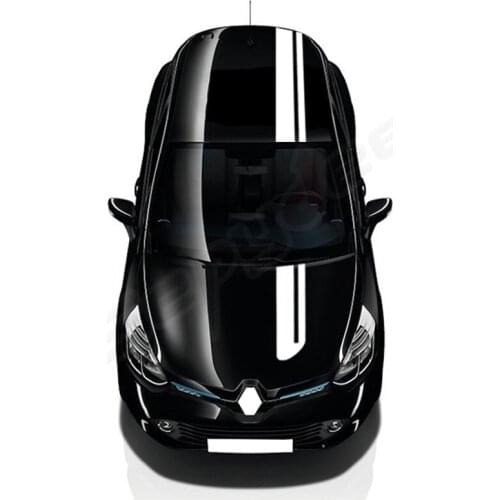 Car Hood Bonnet Sticker Roof Top Vinyl Film Decal For Renault Megane Clio RS Captur Sandero Espace Twingo Car Accessories