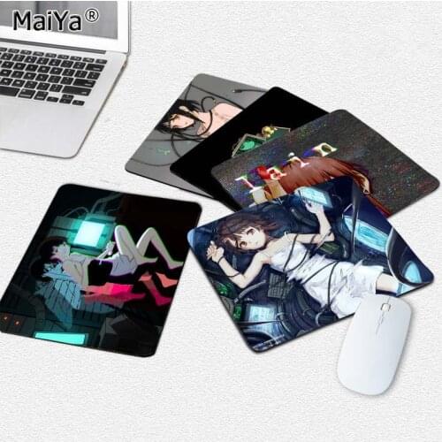 MaiYa New Designs Serial Experiments Lain High Speed New Mousepad Smooth Writing Pad Desktops Mate gaming mouse pad