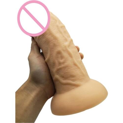 22*7CM Super Huge Thick Dildo Big Soft Penis Giant Dong Anal Butt Sex Toys Female Over Size Dildos Woman Masturbation Erotic Toy