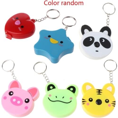 150CM Portable Ruler Mini Measuring Tape Measure Retractable Metric Belt Colorful Centimeter Inch Children Height Ruler Y5JA