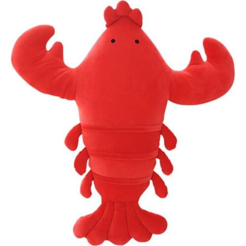 Lobster pillow plush toy girl doll cute sleeping girl germinating Korean big doll