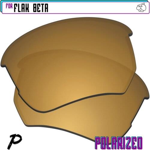 EZReplace Polarized Replacement Lenses for - Oakley Flak Beta Sunglasses - Gunmetal P