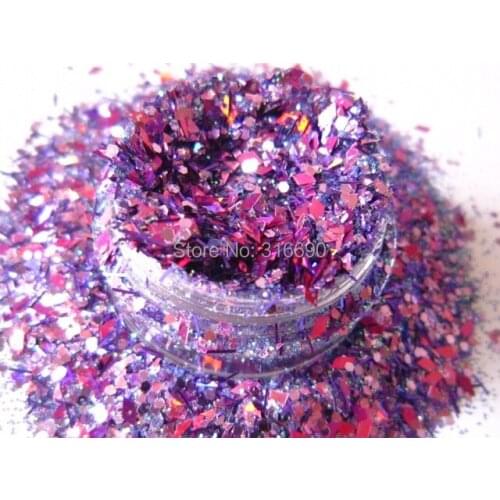 SOLVENT RESISTANT Glitter mix nail art glitter