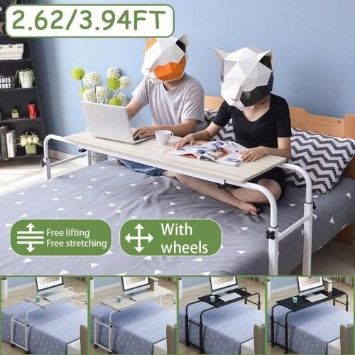 Laptop Desk Adjustable Height Computer Desk Removable Cross Bed Standing Desk Writing Desk Study Table Home Office Furniture