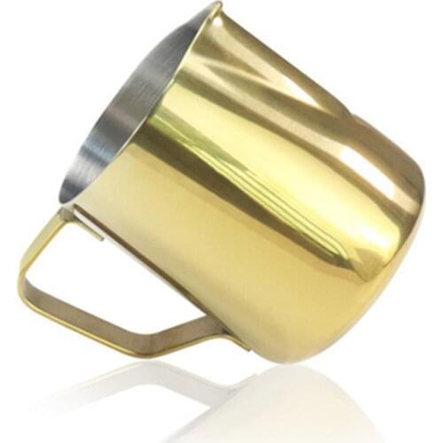 Built-in scale Stainless Steel Milk Frothing Jug Thick Coffee Milk Foamer Mugs Latte Art Jug Milk Pitcher Frother Cup 350/600ml