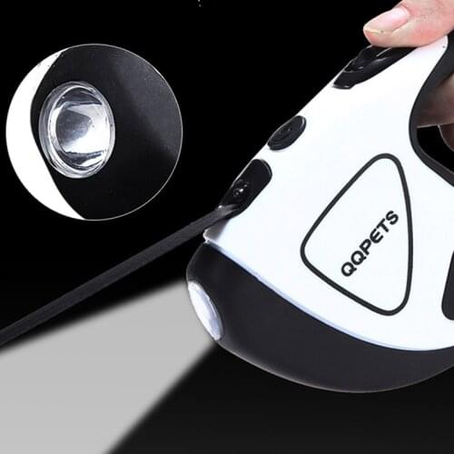 With the LED Light Retractable Dog Leash Automatic Flexible Dog Cat Retractor for Small to Medium Sized Dog Pet Supplies