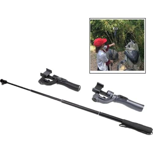 Extendable Pole Adjustable Rod for DJI OM 4 Zhiyun Smooth Q 3/4 SPG DJI Osmo mobile 1/2 Handheld Gimbal Accessories