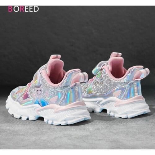 High Quality 2021 Spring Kids Sports Shoes For Girls Comfortable Casual Running Sneakers Girls Children Shoes Chaussure Enfant