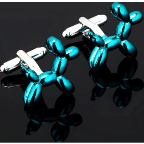 Blue German shepherd cufflinks dog Gout animal painting series High quality French men and women cufflinks