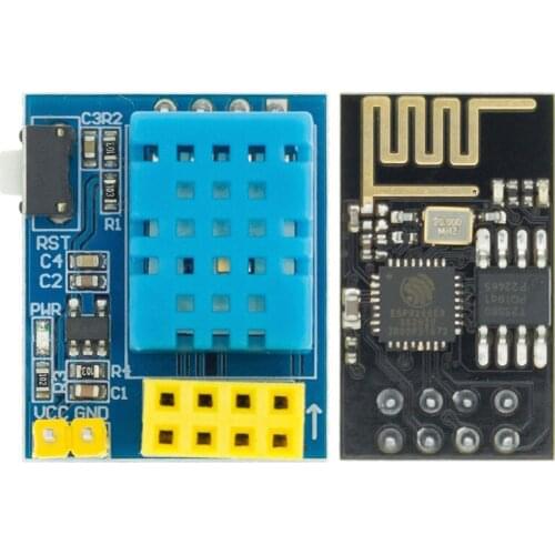 10pcs ESP8266 ESP-01 ESP-01S DHT11 Temperature Humidity Sensor Module esp8266 Wifi NodeMCU Smart Home IOT (with ESP01 ESP01S)