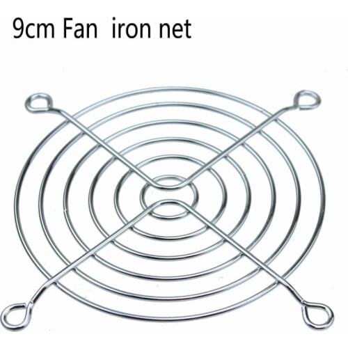 2 pcs Gdstime 9cm Iron Net Stainless Steel Metal Fans Grill Protactor 90mm 3.5 inches AC DC Fan 92x92mm