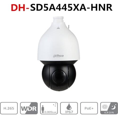 Dahua SD5A445XA-HNR 4MP PTZ AI Network Camera H.265+ IR 150m 45x optical zoom Starlight Original IP Camera