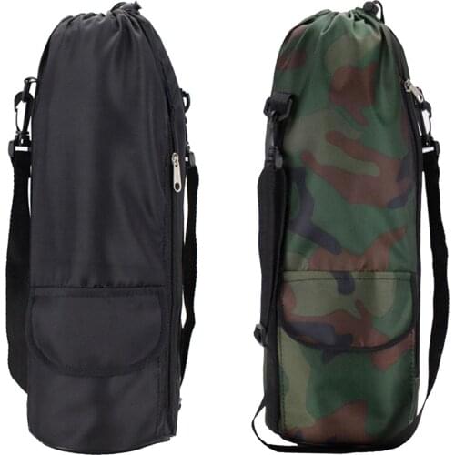 Water Bottle Carrier Holder Bag Pouch with Adjustable Shoulder Strap for Travel Bottle Outdoor Hiking Camping Sports