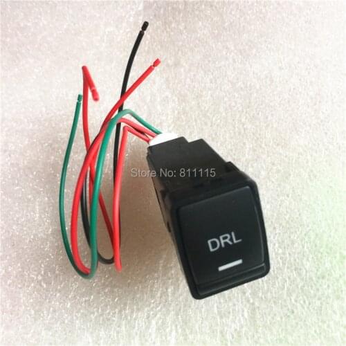 DRL, Day Light Switch For New Tiida, Sylphy, 13-14 X-Trail, 30x22mm, Refitting Optional DRL Switch Button, Free Shipping