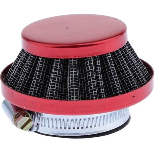 Racing 42mm Air Filter for 47cc 49cc 2 Stroke Bicycle Motorized Engine Moped Scooter (Red)