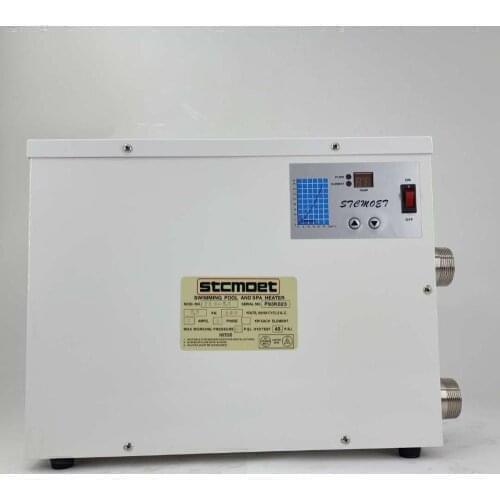 Free Shipping 11KW 220-240V 50/60HZ quiescent operation swimming pool cold rolling sheet very smooth SPA heater with CE standard