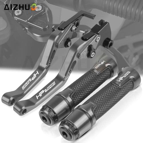 HP2 SPORT Adjustable Brake Clutch Levers Motorcycle Hand Grips Ends FOR BMW HP2SPORT 2008-2011 2010 2009 Handlebar Accessories