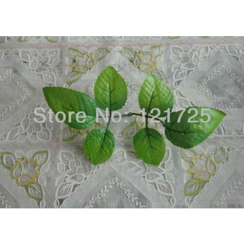 Artificial rose leaves for home decoration,green leaves artificial plants for vines