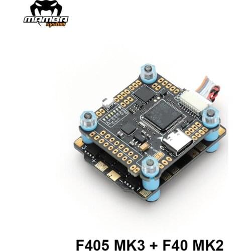 DIATONE MAMBA F405 MK3 40A MPU6000 F4 Flight Controller 40A BLHELIS 4in1 ESC 3-6S Flight Controller Stack for FPV Racing Drones