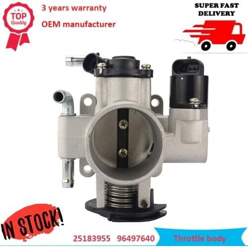 Throttle Body with Valve 25183955 96497640 96815475 For Chevolet Aveo Daewoo Lacetti GM 1.6L