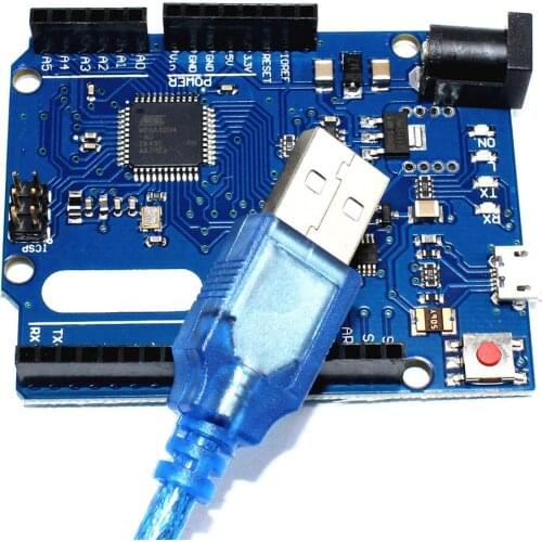 For arduino Leonardo R3 Microcontroller Atmega32u4 Development Board With USB Cable Compatible for arduino diy electronic kit