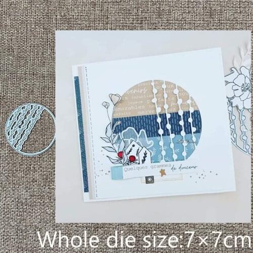 XLDesign Craft Metal stencil mold Cutting Dies stripe hole ring decoration scrapbook die cuts Album Paper Card Craft Embossing