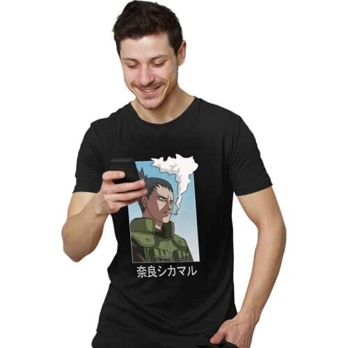 Fashion Anime Manga T Shirts Men Short Sleeved Simwill T-shirt Graphic Tee Tops Pure Cotton Slim Fit Tshirt Gift