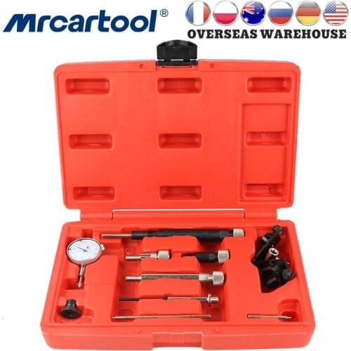 MR CARTOOL Diesel Fuel Injection Pump Timing Indicator Tool Set Engine Timing Locking Adjuster For VW BMW Audi Bosch Ford