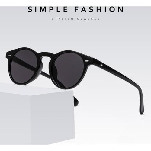 New Arrival 2021 Fashion Sunglasses Women Vintage round Mirror Classic Vintage Sun Glasses Female Oculos De Sol Feminino UV400