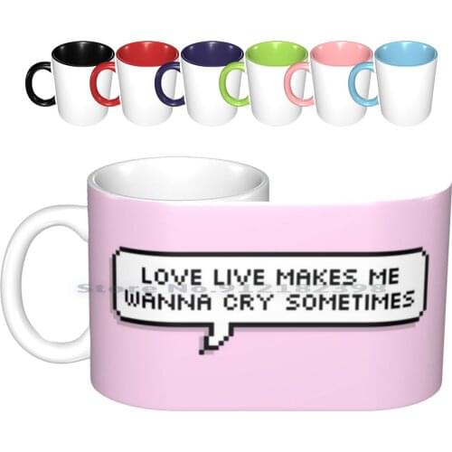Dedication To Love Live School Idol Festival Ceramic Mugs Coffee Cups Milk Tea Mug Love Live Love Live School Idol Festival