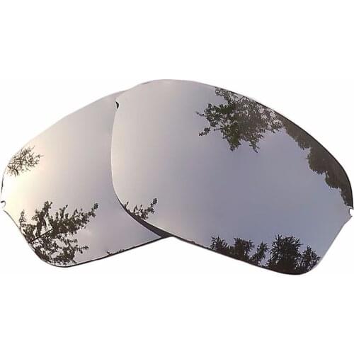 Silver Mirrored Replacement Lenses for Half Wire 2.0 Sunglasses Frame 100% UVA & UVB Anti-Reflective