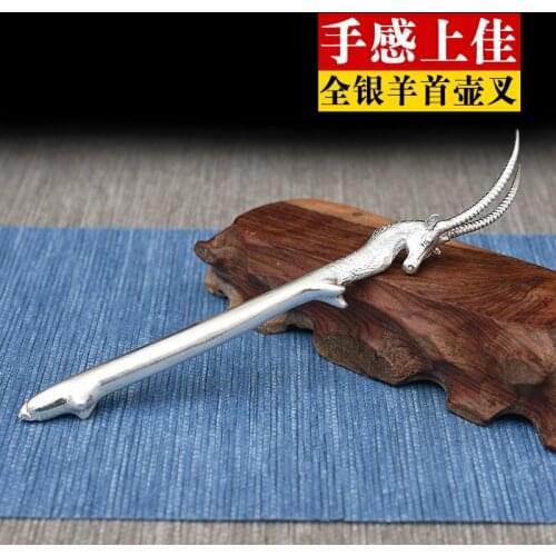 Silver Pot Fork Kung Fu Teaware Silver Pot Fork Tea Channel Accessories Sheeps Head Tea Cover Silver Pot Clamp