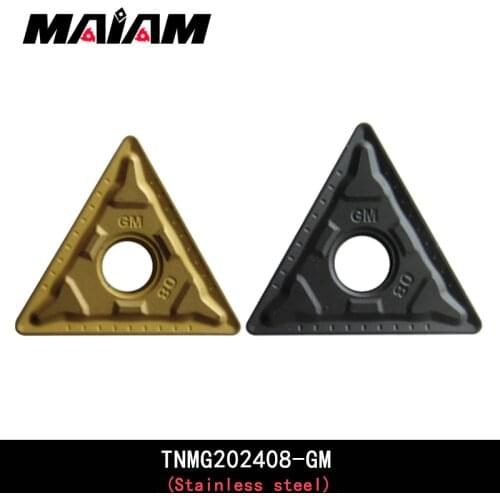 High quality TNMG220408 GM External Triangle carbide CNC Insert(blade) For milling Steel, stainless steel
