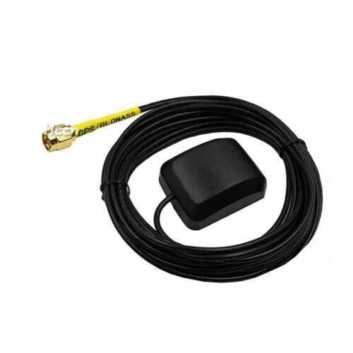 Waterproof 1575.42MHz/1602MHz Active GPS Antenna GLONASS aeria SMA plug 28dbi 3m