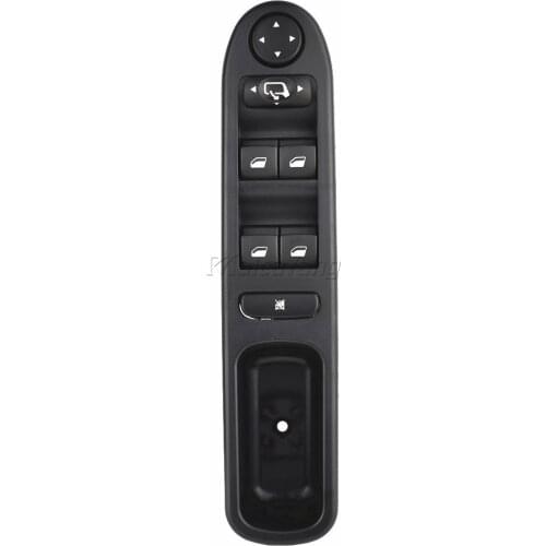 High Quality Master Power Window Switch Control Button 6554.E7 6554E7 Car Styling For Peugeot 307 SW CC 307SW 307CC