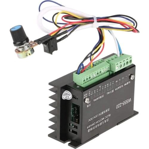 WS55-220 BLDC Motor Driver Controller for CNC Brushless Spindle Motor DC 48V 500W