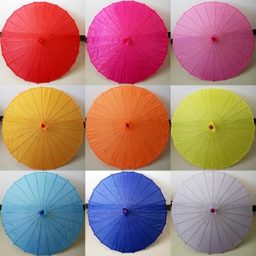 Diameter 30cm China Handmade solid color paper umbrella Outdoor wedding Party Decor Photo Shoots Parasol Dance Props decorations