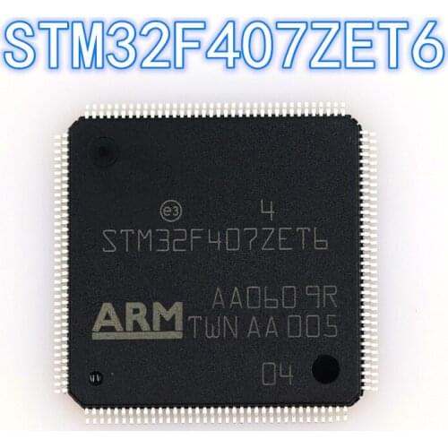 1PCS 100% new original authentic STM32F407ZET6 QFP-144 32F407ZET6 QFP144 32-bit microcontroller