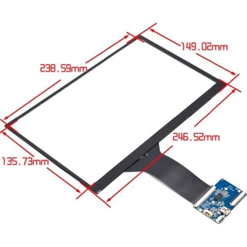 10-inch USB capacitive touch screen medical device multi-point WIN10 android capacitive touch screen 238*149 free delivery