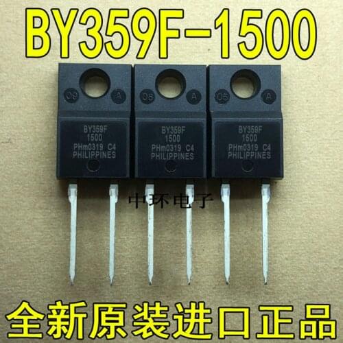 10 PCS BY359F-1500 BY329X-1500S BY359F TO220F 1500V