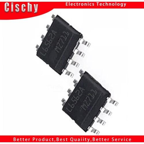 10PCS L6562A SOP8 L6562 L6562AD L6562ADTR factor correction - PFC HV H-Bridge driver New Original