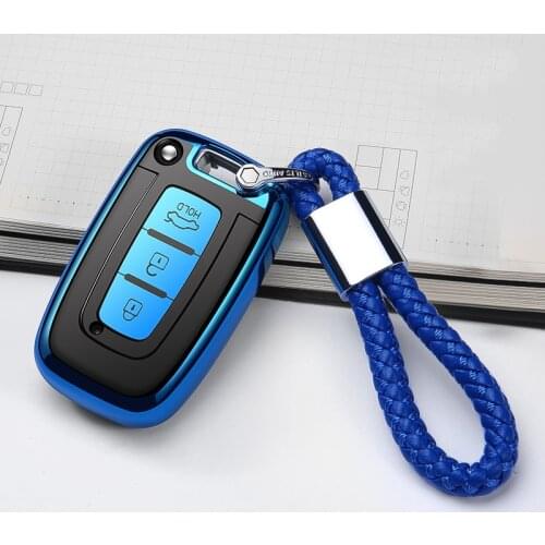 2020 ABS+TPU Car Key Case Cover For Hyundai Solaris HB20 Veloster SR IX35 Accent Elantra i30 For KIA RIO K2 K3 Sportage 18 2019