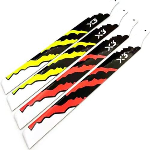 360MM 370 Carbon Fiber Main Blades RC Helicopter Main Propellers for X3 X360 450L 480 Trex