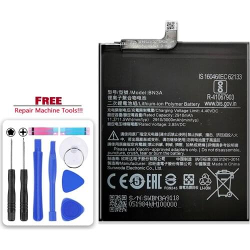 3000mAh BN3A for Xiao mi Battery For Xiaomi Redmi Go RedmiGo Mobile Phone Bateria + Free tool
