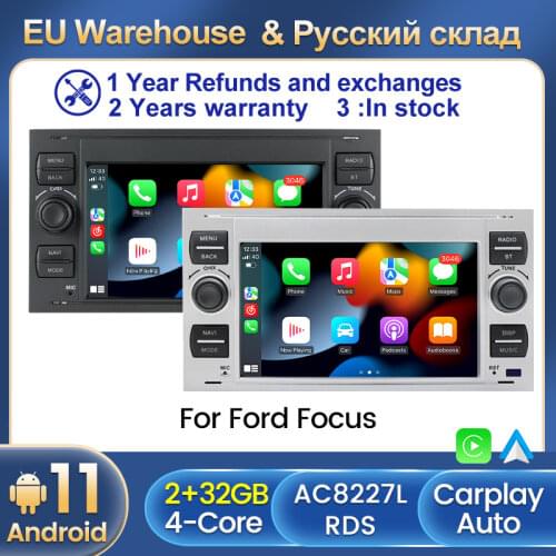 Android Car Multimedia Radio Player For Ford Transit From Fiesta From Focus/Focus2 Galaxy Mondeo Fusion C-Max S-Mas BT WIFI RDS