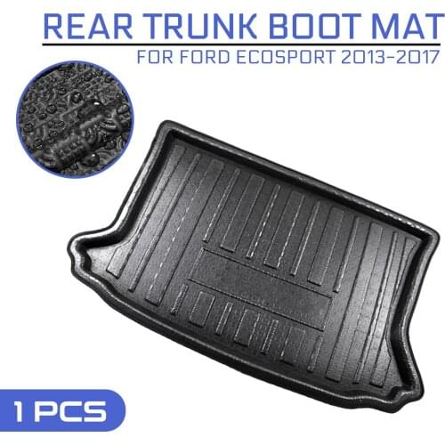 Car Floor Mat Carpet Rear Trunk Anti-mud Cover For Ford Ecosport 2013 2014 2015 2016 2017
