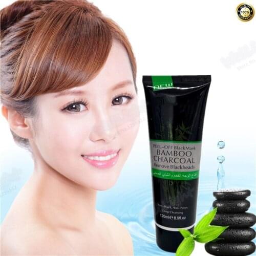 Fast Shipping 120ml Black Mask Tearing Style Resist Oily Skin Strawberry Nose Acne Remover Blackhead Mud Masks on sale