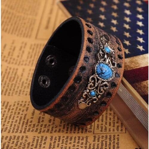 Create YueHong Leather Bracelets